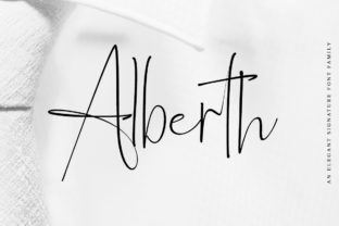 Alberth Family: Elegant Script Handwritten Font for Premium Branding