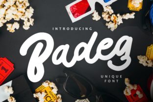 Badeg Font: Bold Script for Creative Projects