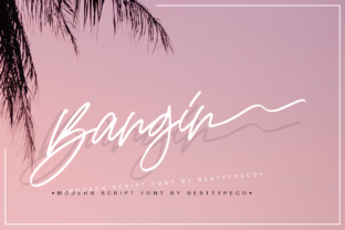 Bangin Script Font for Modern Digital Branding