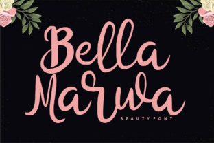 Bella Marwa Script Font for Digital Design