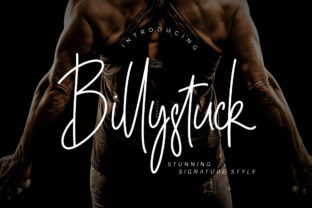 Billystuck: A Stylish Script Handwritten Font for Small Business Branding