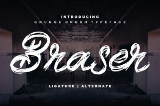Braser Font: A Grungy Script Handwritten Typeface for Bold Branding