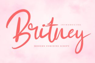 Britney Script Handwritten Font for Editorial Warmth