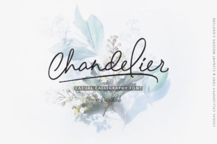 Chandelier Font for Elegant, Handwritten Branding