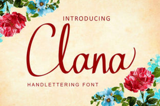 Clana: A Script Handwritten Font That Elevates Your Brand