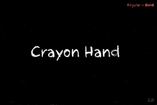 Crayon Hand Font for Authentic Handmade Designs