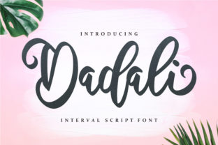 Dadali Script Font for Modern Branding