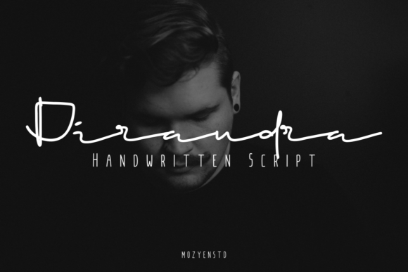 Dirandra: A Script Handwritten Typeface for Authentic Branding