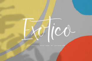 Exotico: A Radiant Script Handwritten Font for Editorial Design
