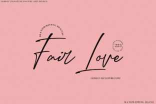 Fair Love Script Handwritten Font for Standout Craft Designs
