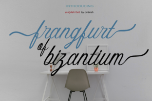 Frangfurt of Bizantium Script Font for Digital Branding