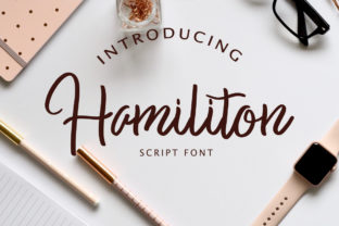 Hamiliton Font: Romantic Script Handwritten Fonts for Campaigns That Feel Human