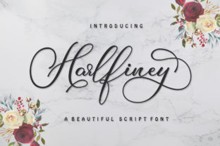 Harlfiney: A Modern Calligraphy Font for Luxe Brand Moments