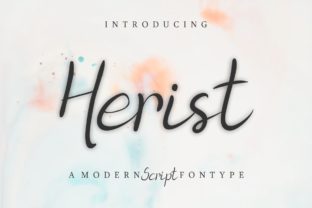 Herist Font: Modern Script for Editorial Design