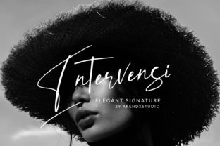 Intervensi Font: Elegant Script for Editorial Design