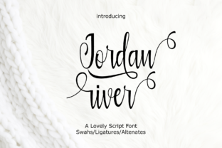Jordan River Script Handwritten Font for Branding