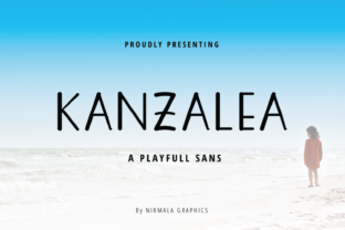Kanzalea: A Playful Sans Typeface for Digital Branding