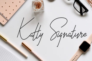 Katty: A Bold Modern Script Font for Small Business Branding
