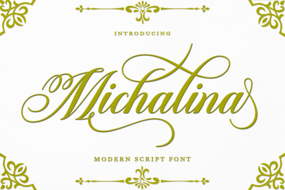 Michalina Script Font for Modern Elegant Campaigns