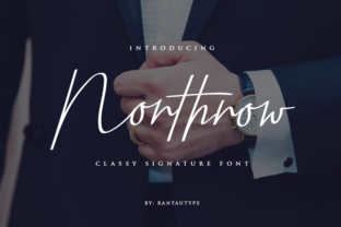 Northrow Font: A Light Script for Creative Campaigns