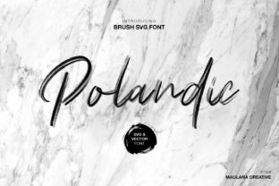 Polandic: A Script Handwritten Font for Authentic Branding
