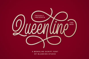 Queenline Script Font for Authentic Branding