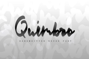 Quimbro: A Script Handwritten Font for Editorial Elegance