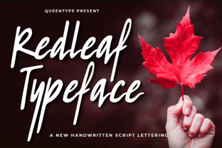 Redleaf Script Handwritten Font for Crafters & Sellers