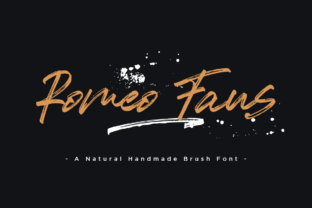 Romeo Fans: A Natural Brush Script with Handwritten Soul