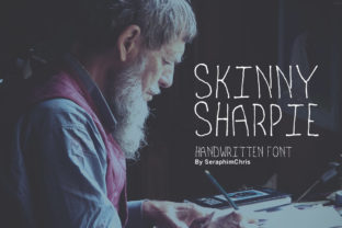Skinny Sharpie: A Fragile, Authentic Script Font for Editorial Warmth