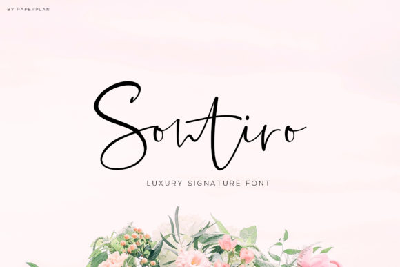Sontiro: A Script Handwritten Font for Elegant Digital Branding