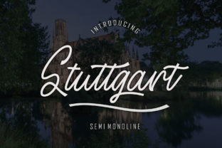 Stuttgart Font: Sweet Script for Digital Design