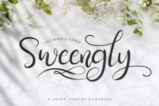Sweengly Script Handwritten Font for Sweet, Casual Branding