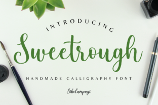 Sweetrough Font: Bold Casual Script for Campaign Graphics