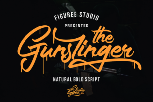The Gunslinger Font for Bold, Vintage-Inspired Branding