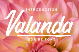 Valanda: A Script Font for Elegant Design