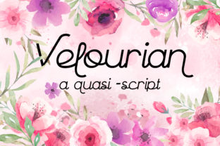 Velourian: A Romantic Script Handwritten Font for Branding